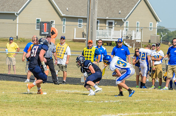A great break on the ball led to a great interception