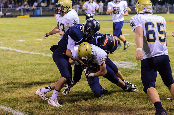 Getting back to make the tackle after throwing an interception