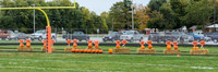 Pumpkins set up to honor the Seniors on Senior Night www.rickgphoto.com