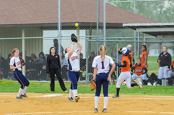 Another routine pop fly on the infield