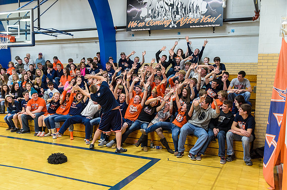 Riding the roller coaster at halftime
