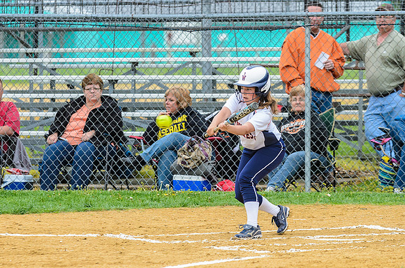 Josie laid down a great bunt