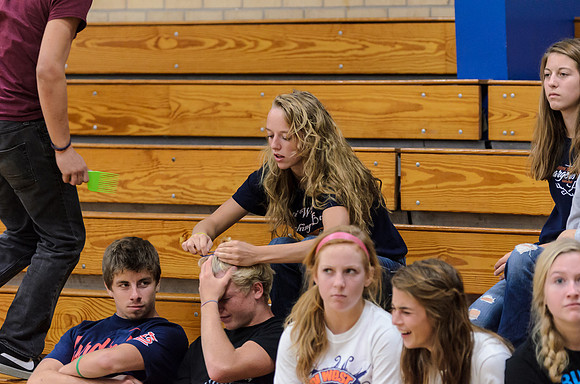 Braiding guys' hair...