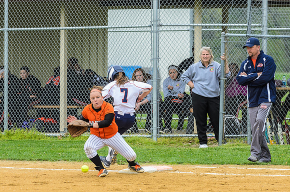 She even managed to leg it out for a hit