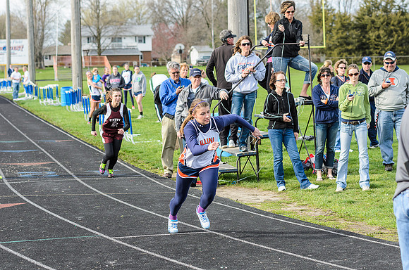 I don't remember which event this was...maybe the 1600?