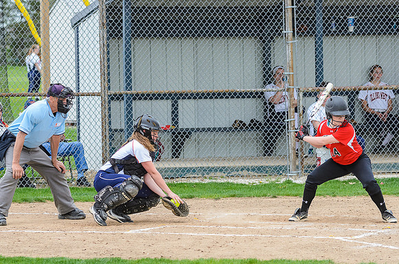 Mackenzie did a great job stopping things behind the plate