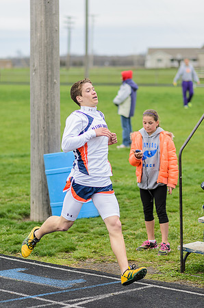 Crossing the finish line