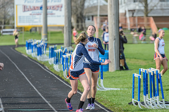 And the handoff for the final leg. IW won by a large margin