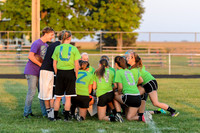 Last minute instructions from the coach