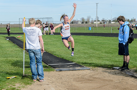 Lauren's winning long jump