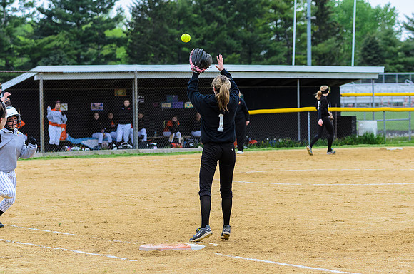 Throwing the runner out on a bunt