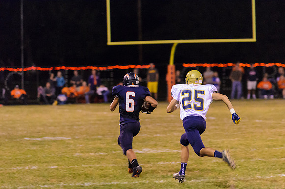 Running away from the field again