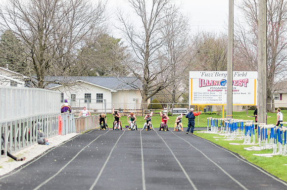 Jacob's heat of the 100m dash