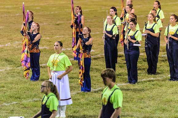 The band during the halftime show