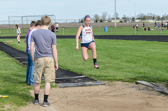Emily doing long jump